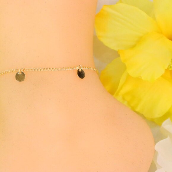 "Minimalist Anklet, Sleek & Modern Design, Women’s Fashion, YC110236-A - Picture 8 of 10